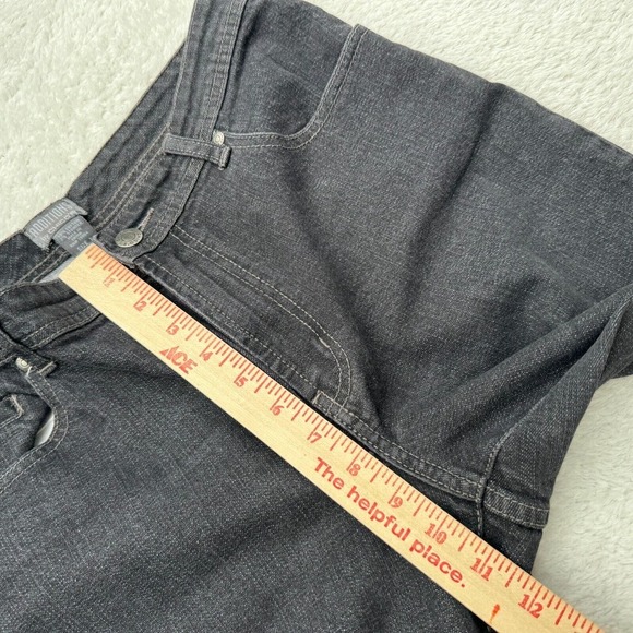 Additions by Chico's Bootcut Black Jeans Womens Size 1 31x29 High Rise Stretch - Picture 9 of 9